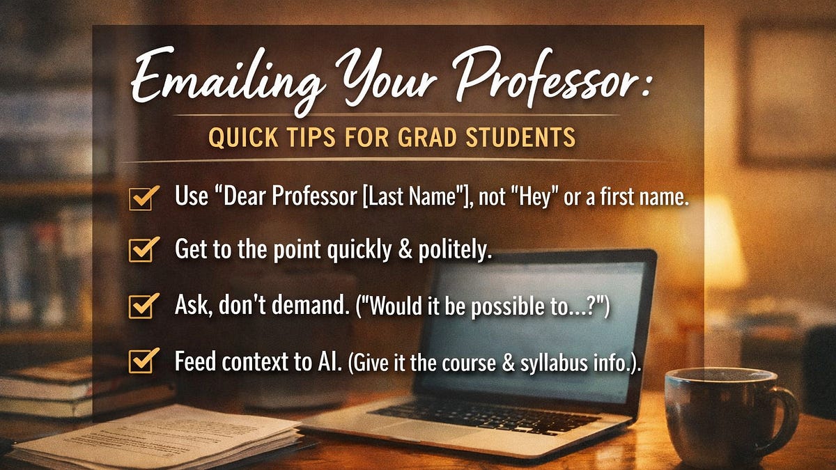 The Unwritten Rules of Emailing Professors—Decoded