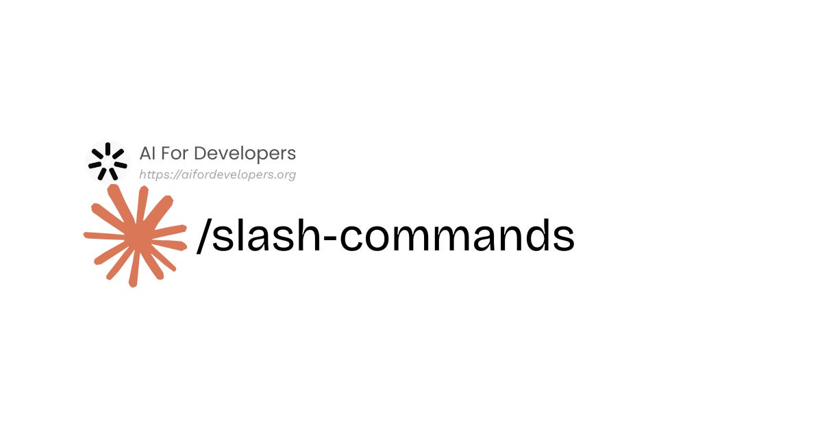 Claude Code Slash Commands Guide - AI For Developers