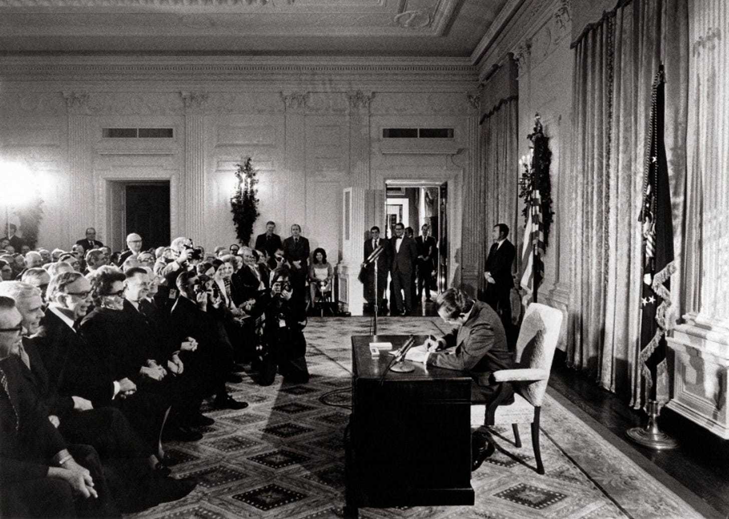 President Nixon signed the National Cancer Act in 1971, launching the ‘war on cancer.’