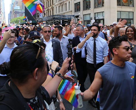 The candidate of the moment at the 2025 Pride March