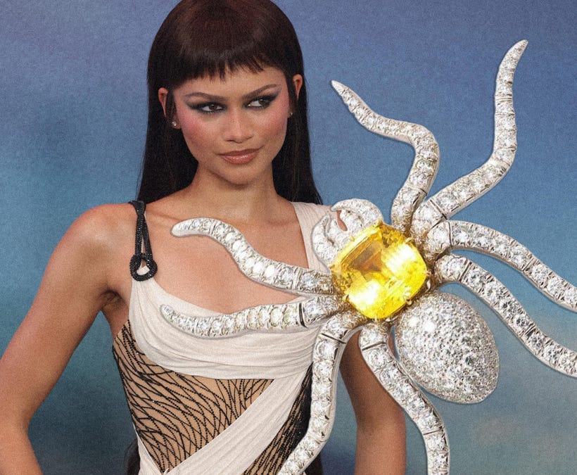 The Curious Case of the Zendaya Spider Brooch