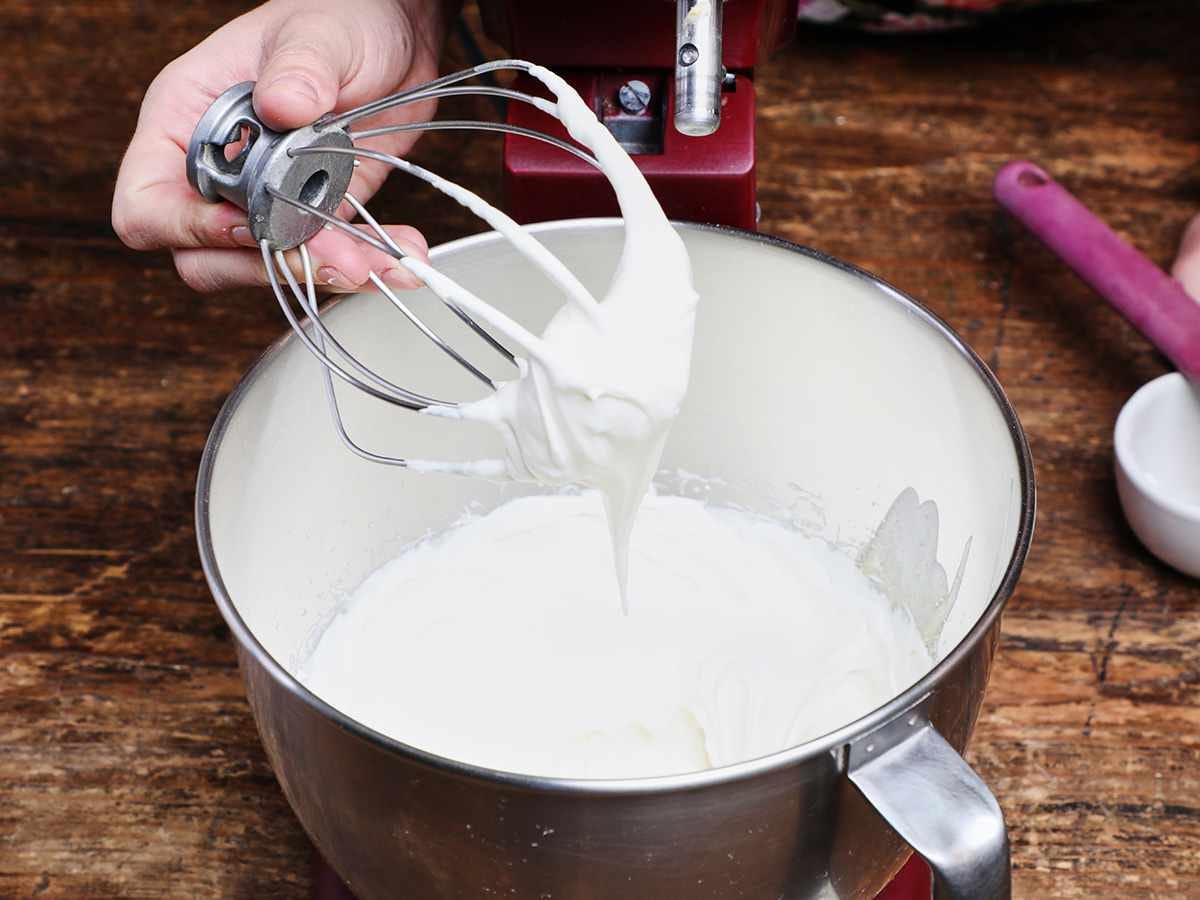 Whipped Cream on Whisk