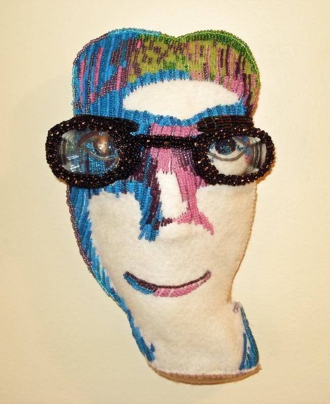imac insomniac beaded self portrait bead embroidery fiber art beadwork the lone beader blue face eyeglasses frames imac insomniac beaded self portrait bead embroidery fiber art beadwork the lone beader blue face eyeglasses frames