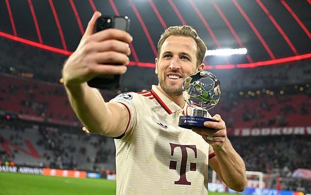 Kane was named Player Of The Match after breaking his recent duck against Leverkusen with a brace