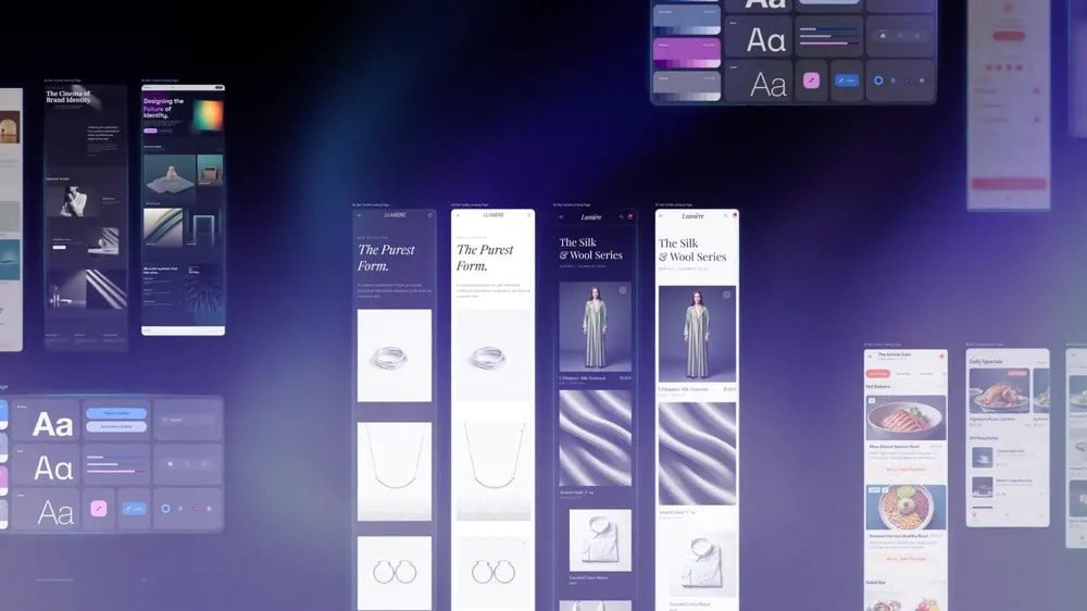 Vibe Design Is Real: Inside Google Stitch's March 2026 Update — multiple high-fidelity UI variants on infinite canvas