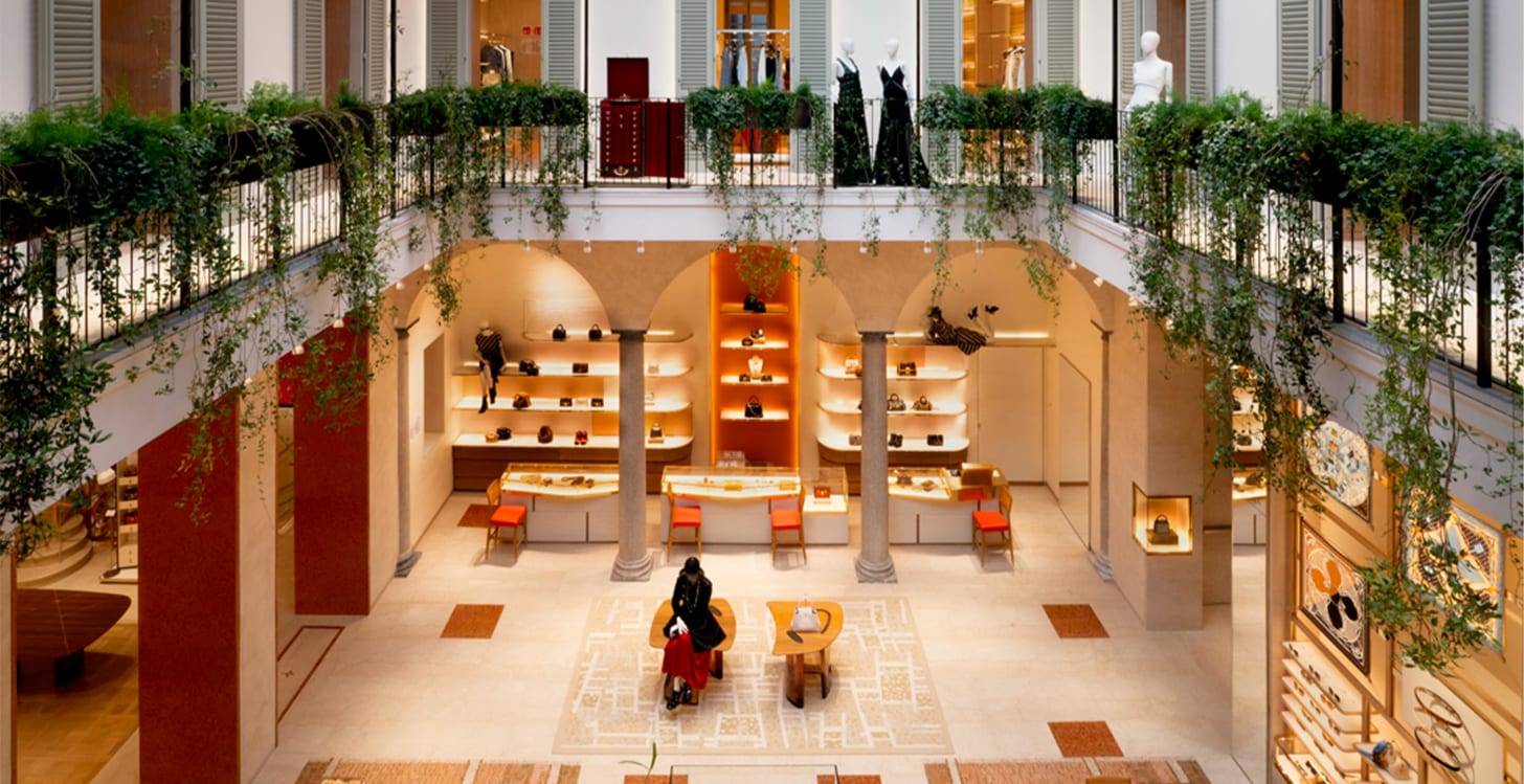 LVMH’s reopened Milan flagship store (Source: LVMH)