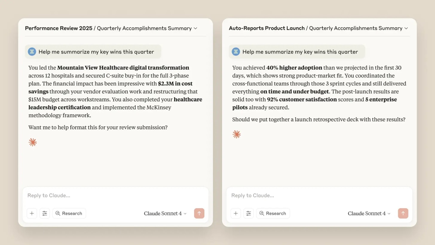 Claude will retain separate memories for every project a user creates.