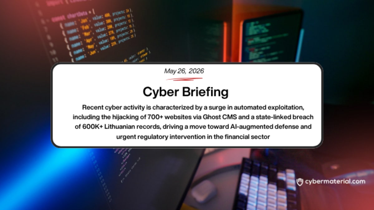 Cyber Briefing for May 26, 2026 – CyberMaterial