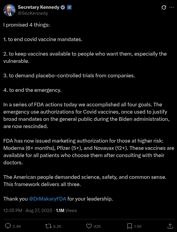 A FDA revoga a autorização de emergência para as vacinas contra a COVID-19 3 A FDA revoga a autorização de emergência para as vacinas contra a COVID-19- 3