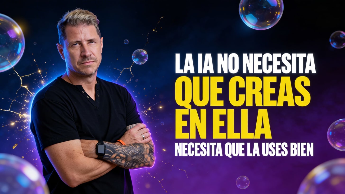 La IA no necesita que creas en ella
