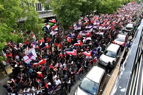 Massive crowds march on New Zealand parliament protesting Māori bill ...