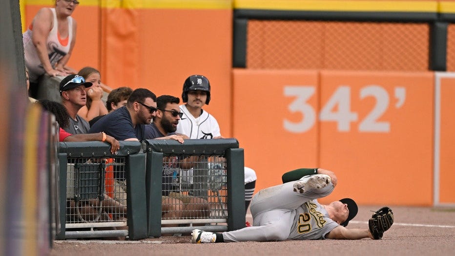 Athletics player sues Detroit Tigers after injury in July at Comerica Park  | FOX 2 Detroit
