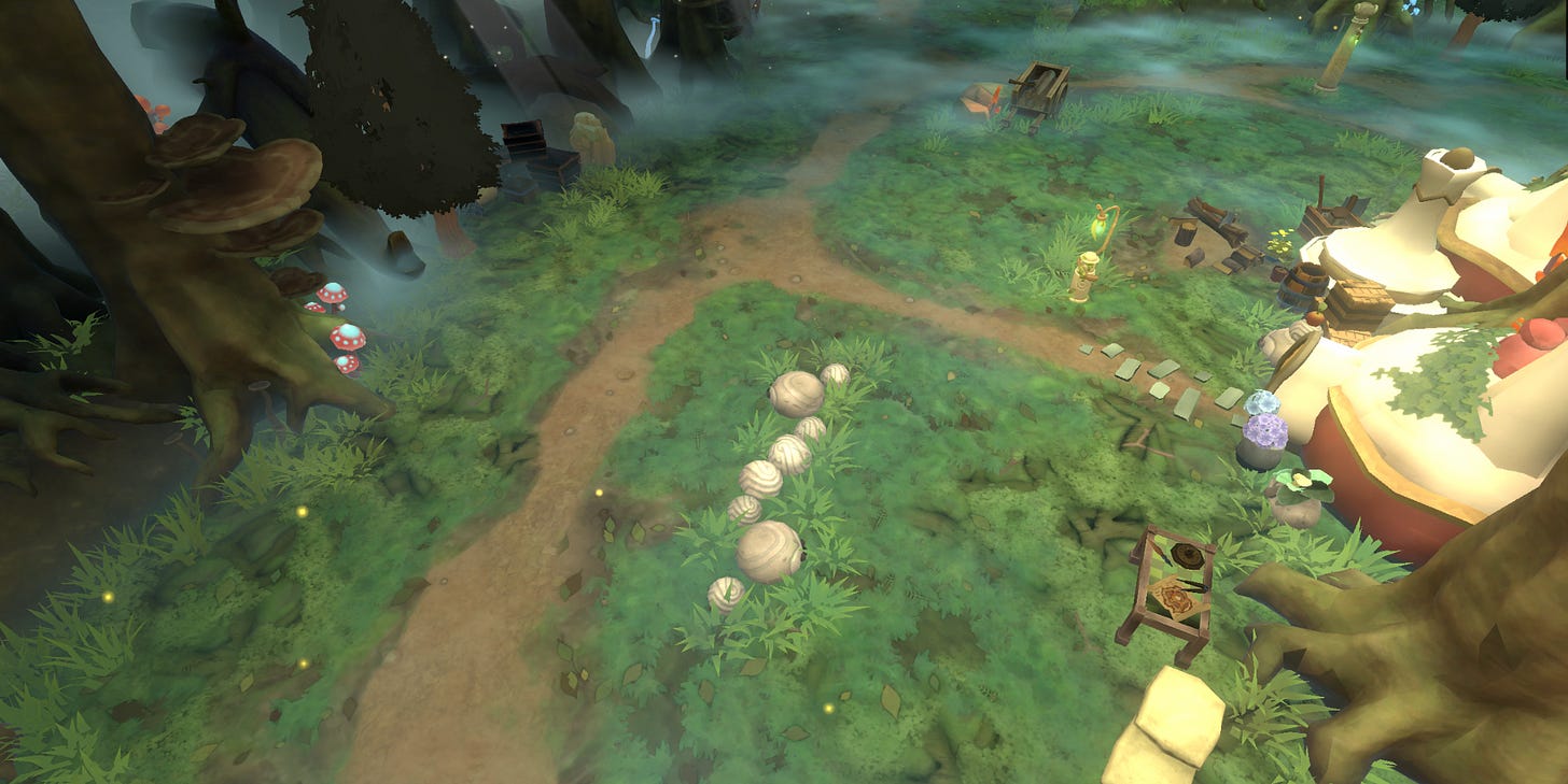 Treeverse environment art from Monthly Treeverse Update #59