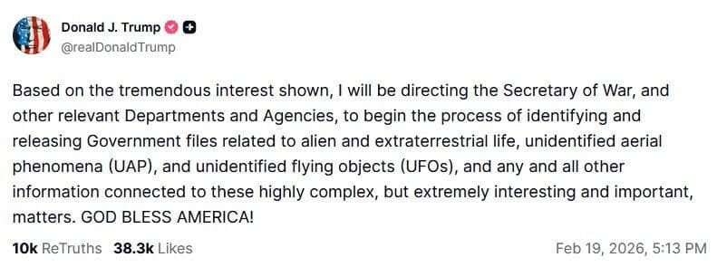 Trump Administration Drops First Batch of UFO Files, Videos Trump Administration Drops First Batch of UFO Files, Videos