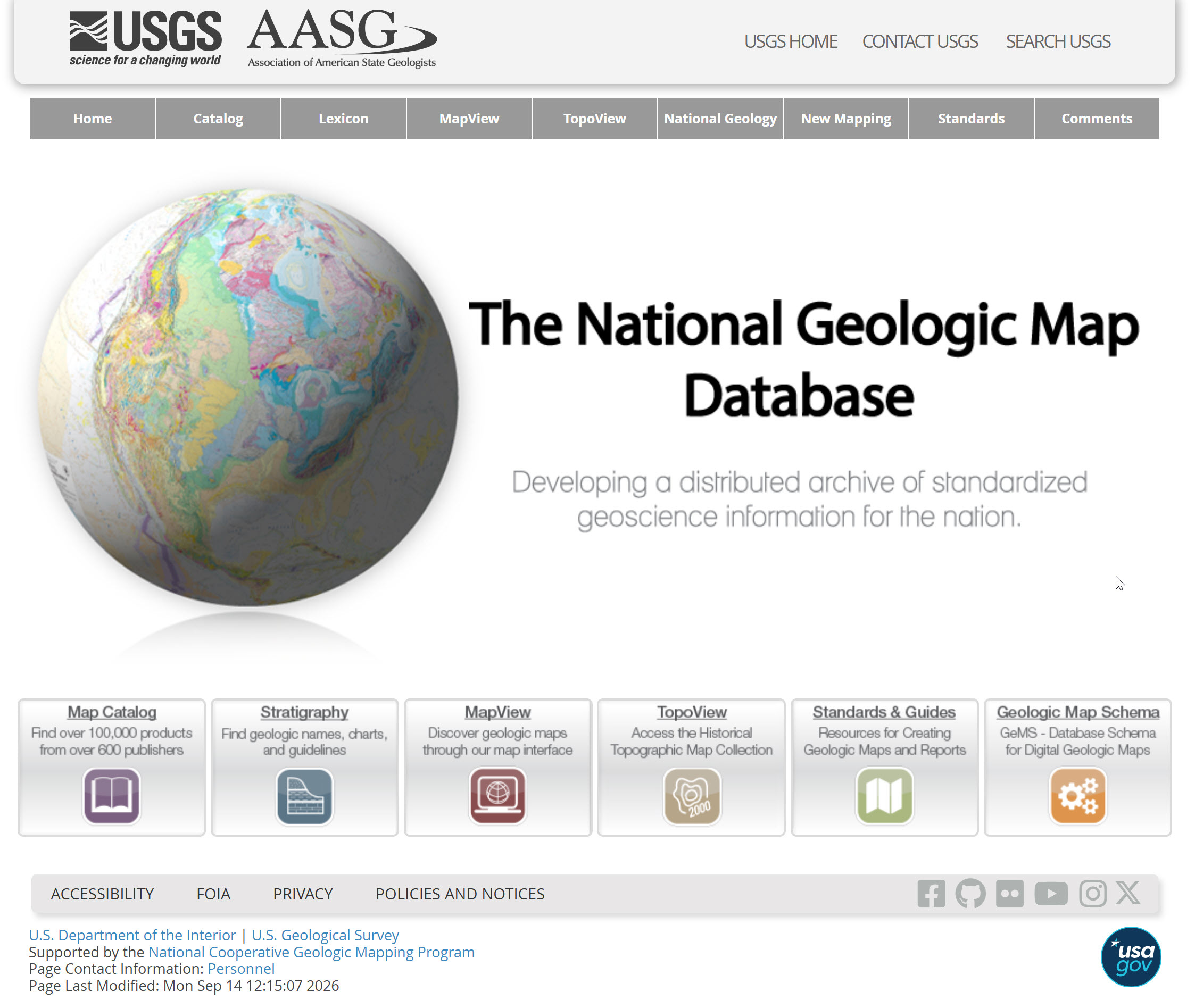 EarthStuff - The Cooperative National Geologic Map [USGS, USA]