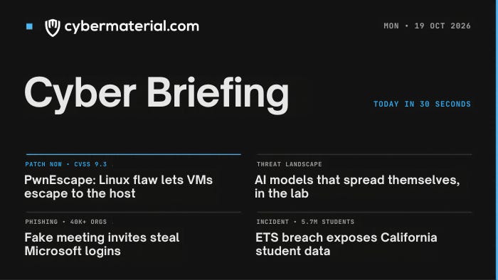 Cyber Briefing – October 19, 2026