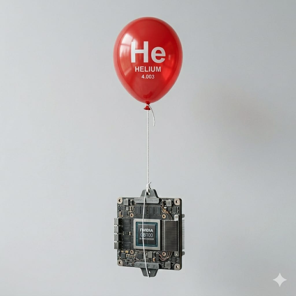 Executive Briefing: 33% of the world's helium supply just went offline.  Your AI infrastructure plan doesn't account for it.