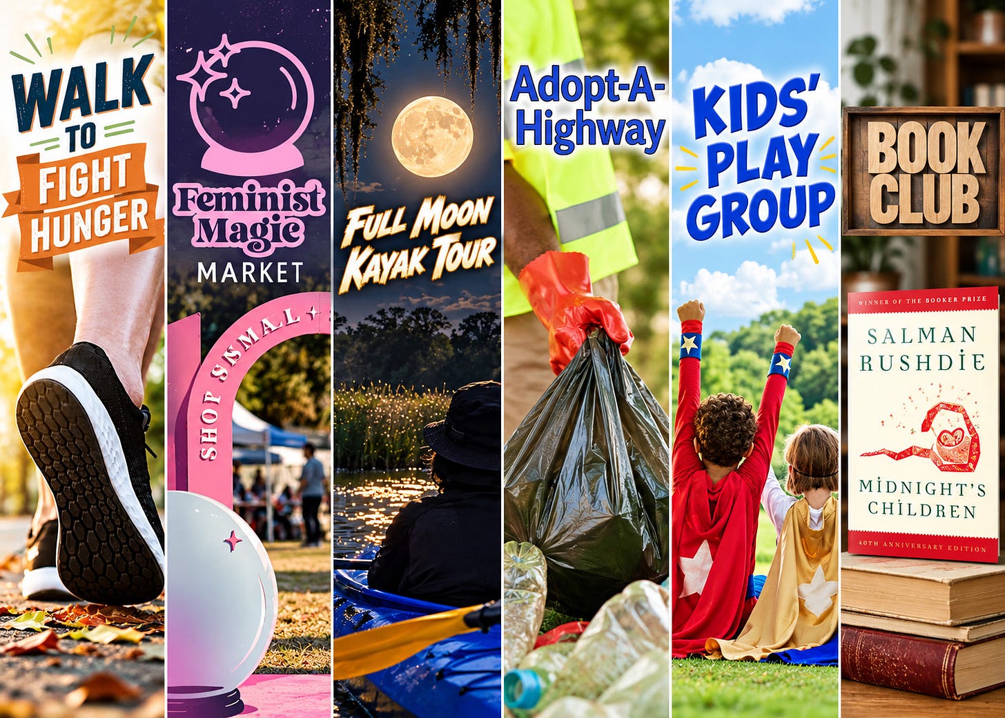 Six Events. One Weekend. 