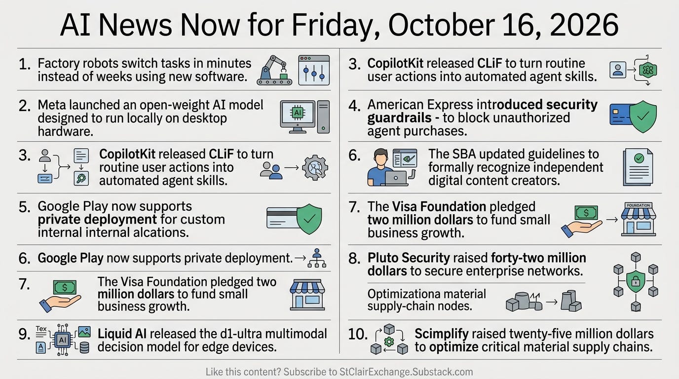 AI News Now for October 16, 2026