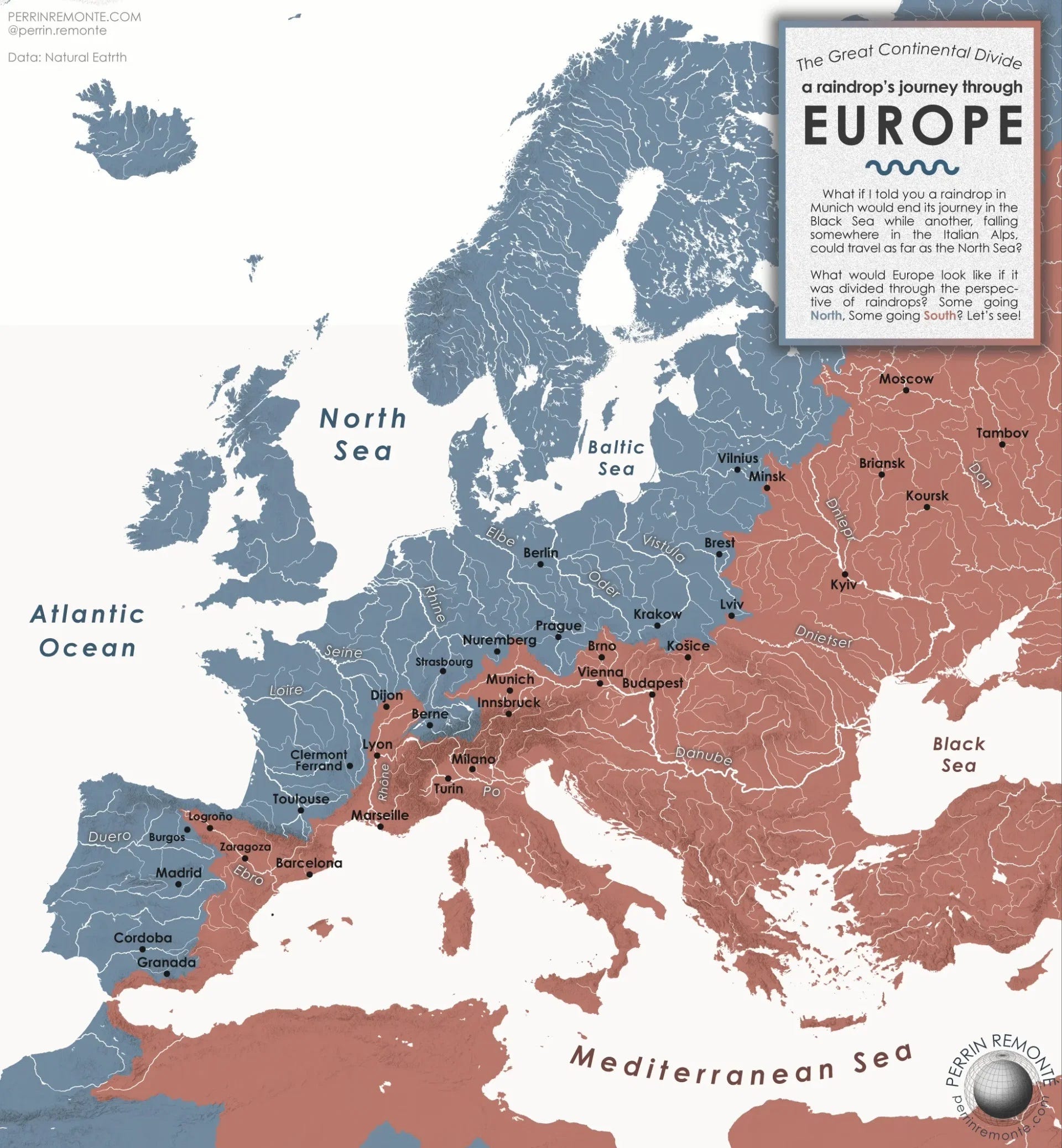 EarthStuff - The Great [European] Continental Divide 