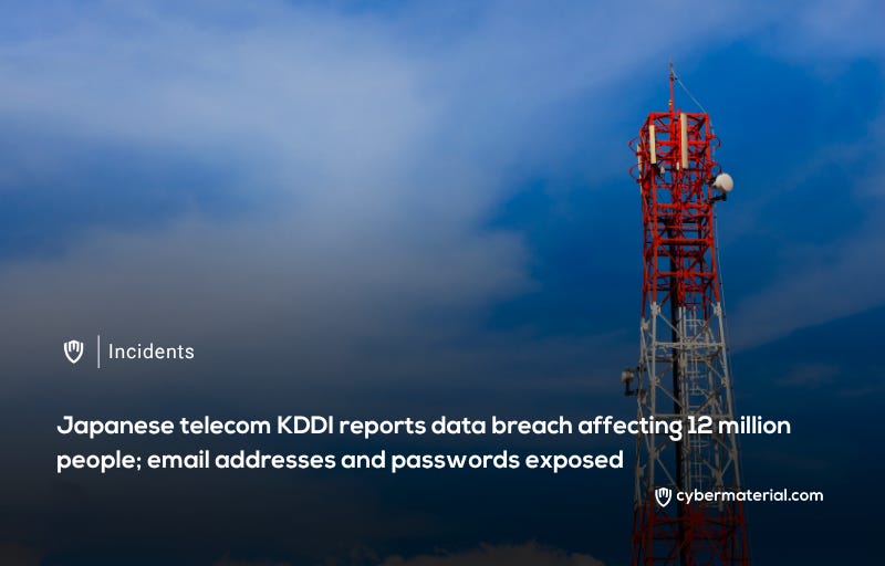 KDDI Data Breach Exposes Personal Information of 12 Million Individuals