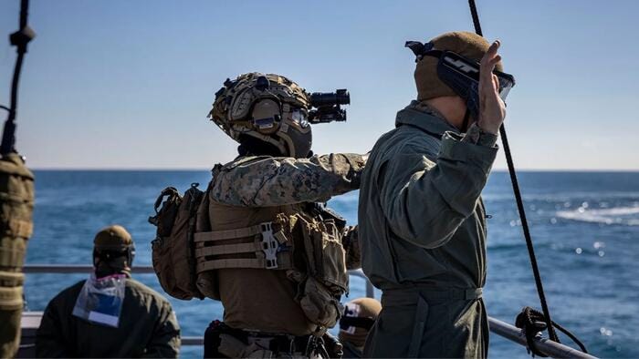 Pentagon Sends Marine Expeditionary Unit to Middle East, Oil Spikes on Ground War Fears Pentagon Sends Marine Expeditionary Unit to Middle East, Oil Spikes on Ground War Fears