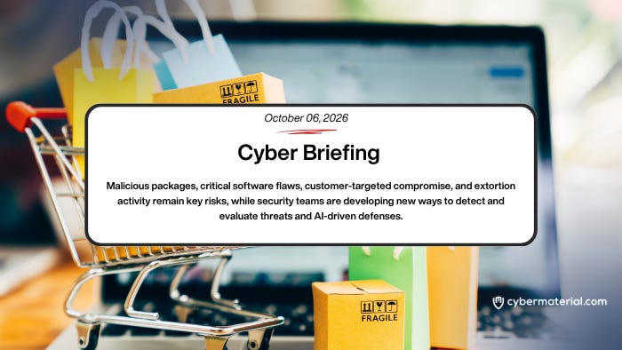 Cyber Briefing – 2026.10.06 CyberMaterial