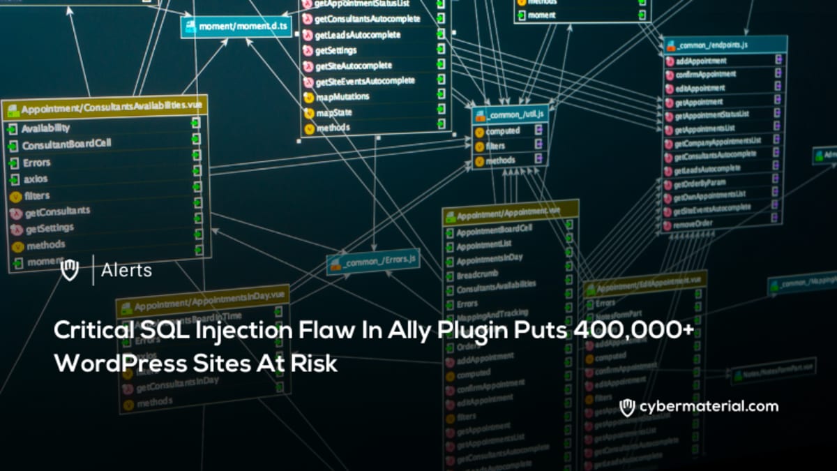 Critical SQL Injection Vulnerability Affects Ally Plugin Sites Critical SQL Injection Vulnerability Affects Ally Plugin Sites