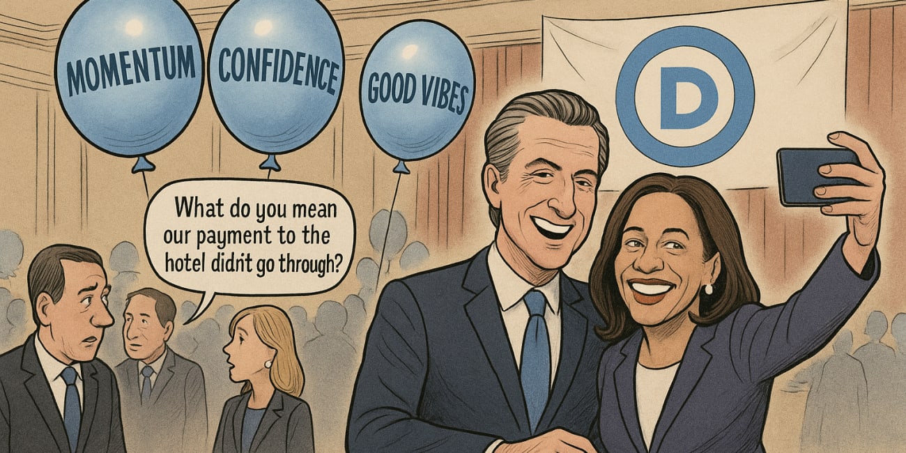 Democrats Tried to Project Confidence at a National Gathering in L.A. Here’s What They Couldn’t Hide.