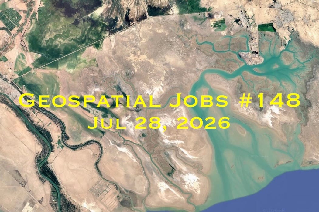 Geospatial Jobs - Geospatial Jobs #148: Jul 28, 2026