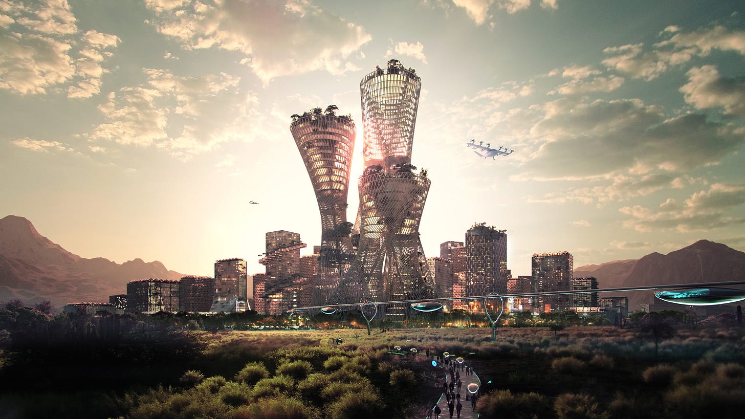 Telosa: Marc Lore and Bjarke Ingels unveil plans for 5-million-person city  in the American desert - CNN Style