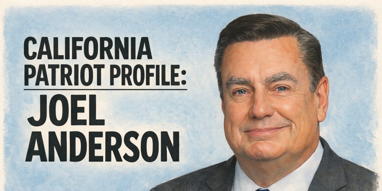 California Patriot Profile: San Diego County Supervisor Joel Anderson