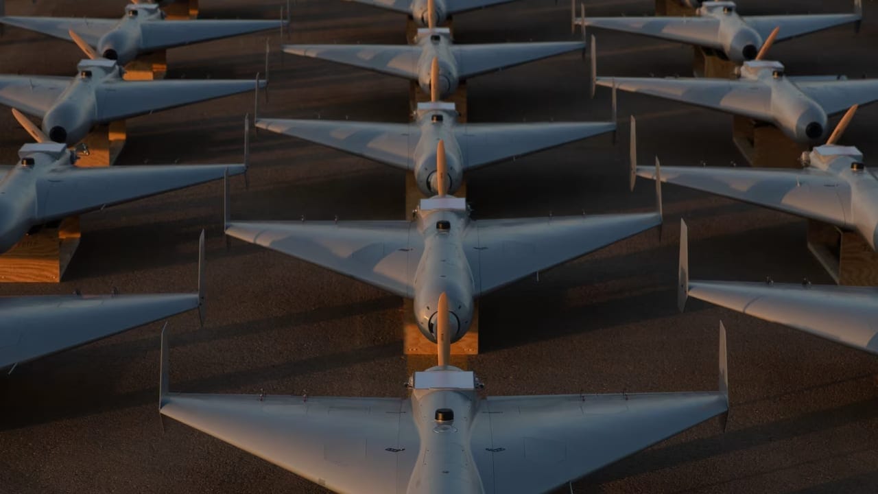 CENTCOM's Low-cost Unmanned Combat Attack System (LUCAS) drones.