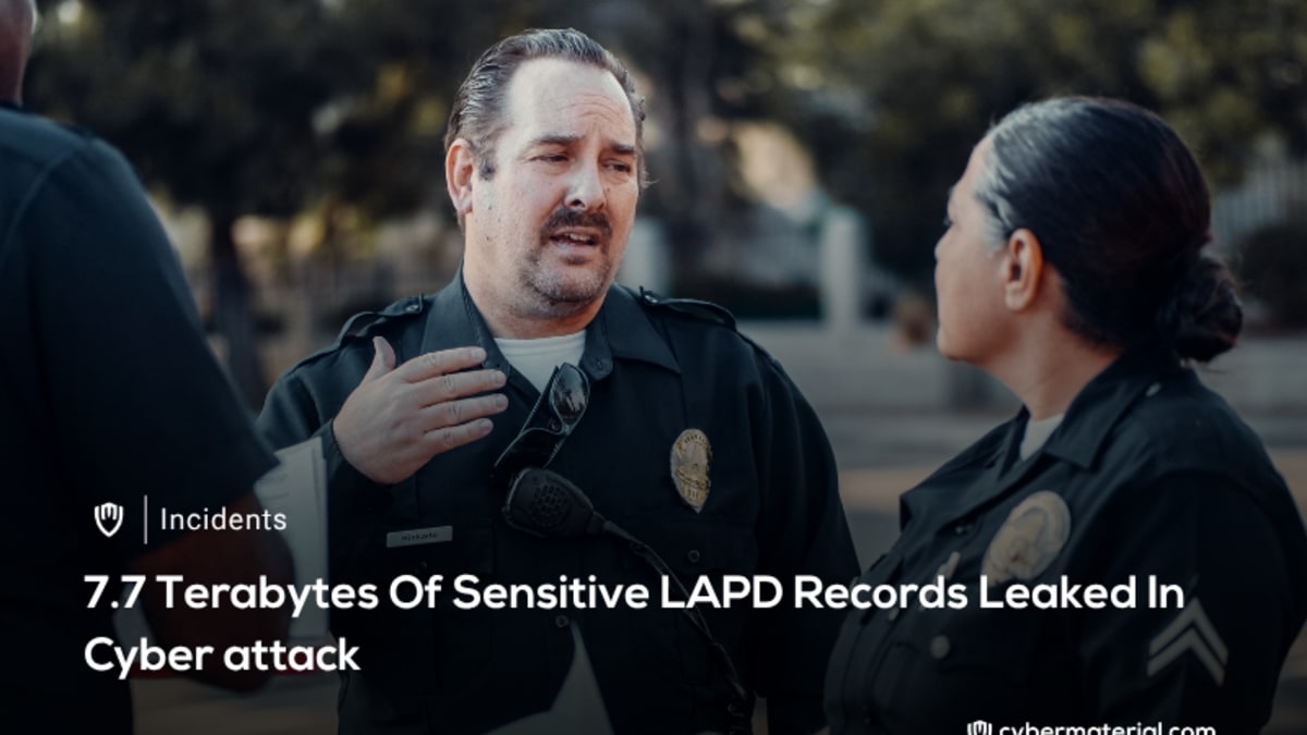 7.7TB of LAPD Records Leaked in Hack 7.7TB of LAPD Records Leaked in Hack
