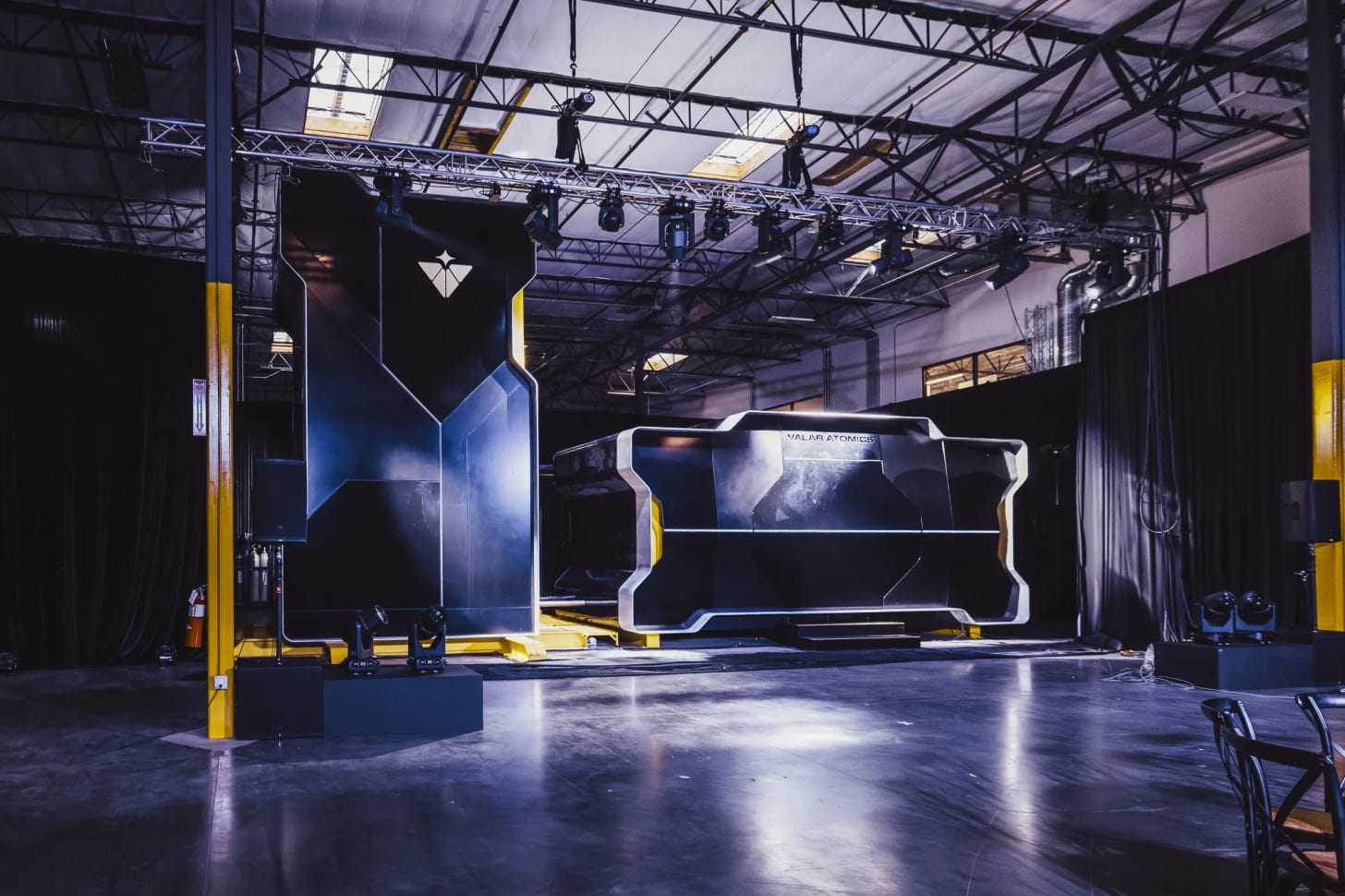 Valar Atomics' Ward 250 nuclear reactor under construction.