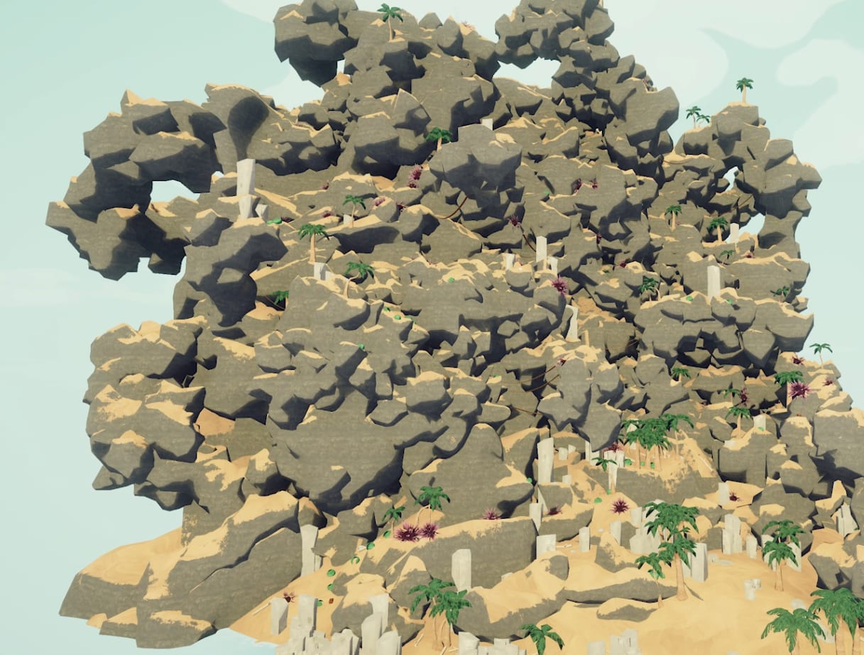 PEAK’s first biome, the Shore!