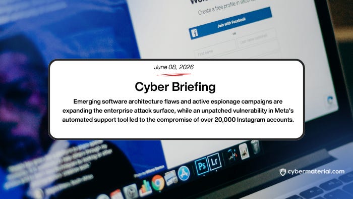Cyber Briefing – June 8, 2026 – CyberMaterial
