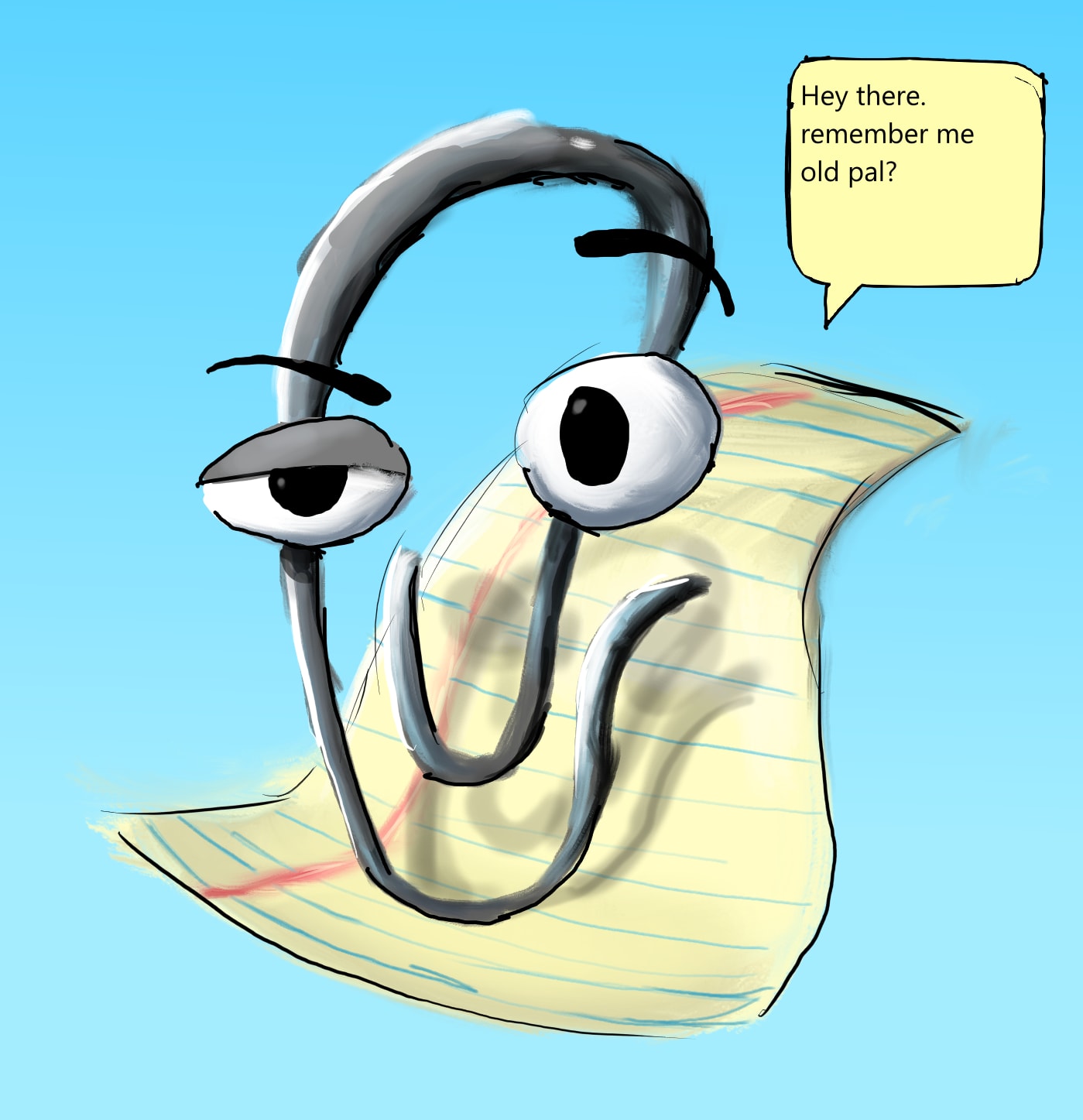 Clippy by Lettucedrawstuff on Newgrounds