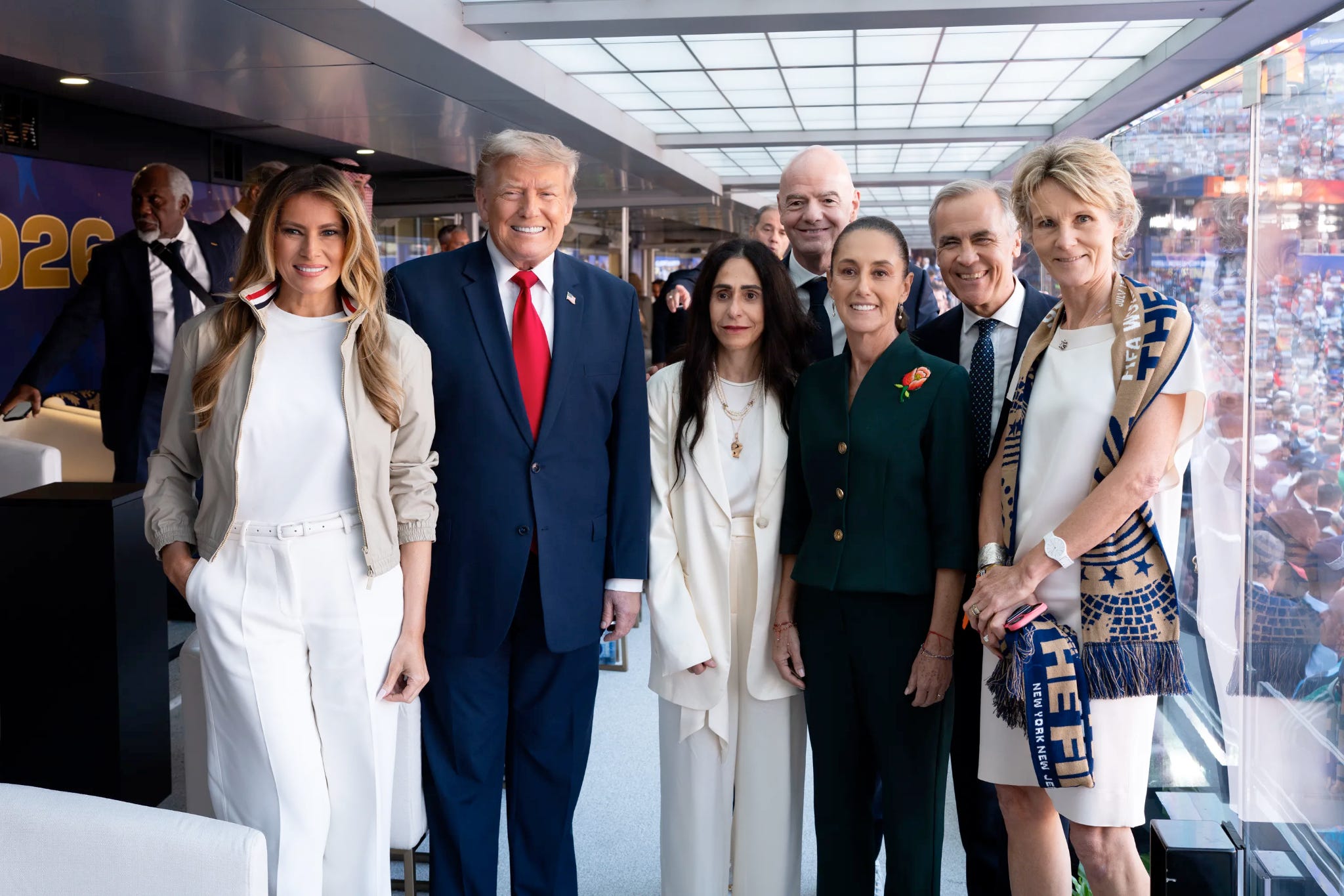 Melania Trump Joins the President at the World Cup