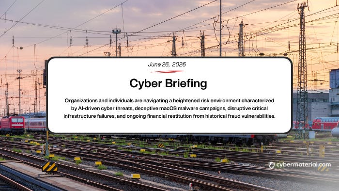 Cyber Briefing for June 26, 2026 – CyberMaterial