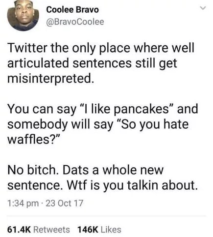 Twitter sadly not the only place.