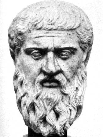 bust of plato bust of plato