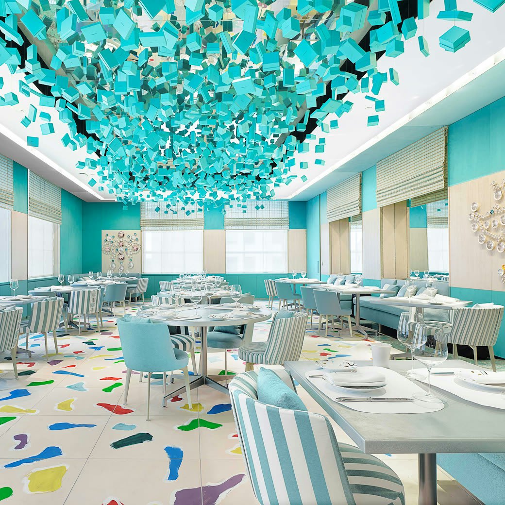 Blue Box Café Tiffany & Co's Blue Box Café NYC (Source: LVMH)