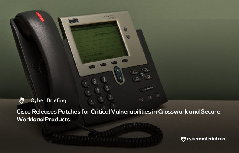 Cisco Addresses Critical Vulnerabilities in Crosswork and Secure Workload Cisco Addresses Critical Vulnerabilities in Crosswork and Secure Workload