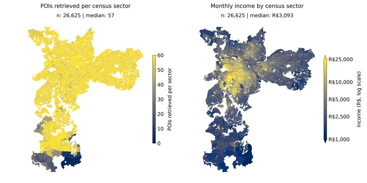 The Spatial Edge - 🌐 Estimating neighbourhood income from Google Maps pins