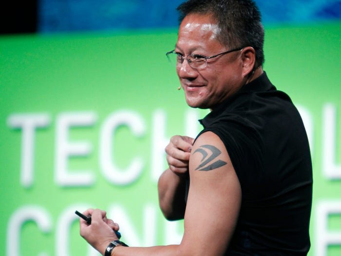 Nvidia CEO Jensen Huang Says He's Not Getting Another Tattoo - Business  Insider