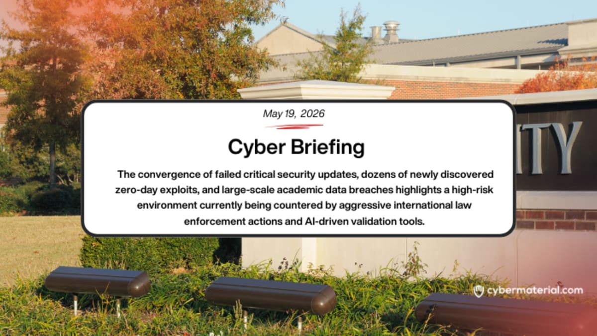 Cyber Briefing – May 19, 2026 – CyberMaterial