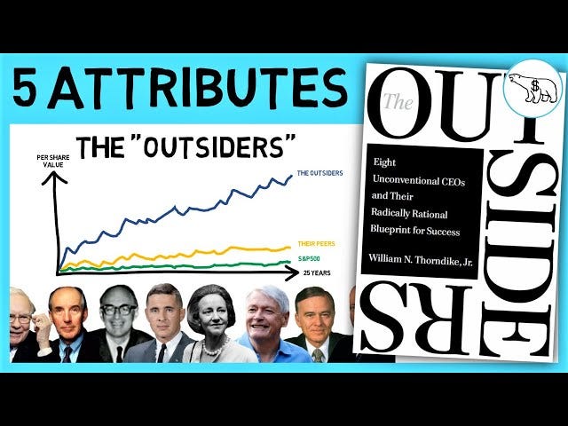 THE OUTSIDERS (BY WILLIAM THORNDIKE) - YouTube