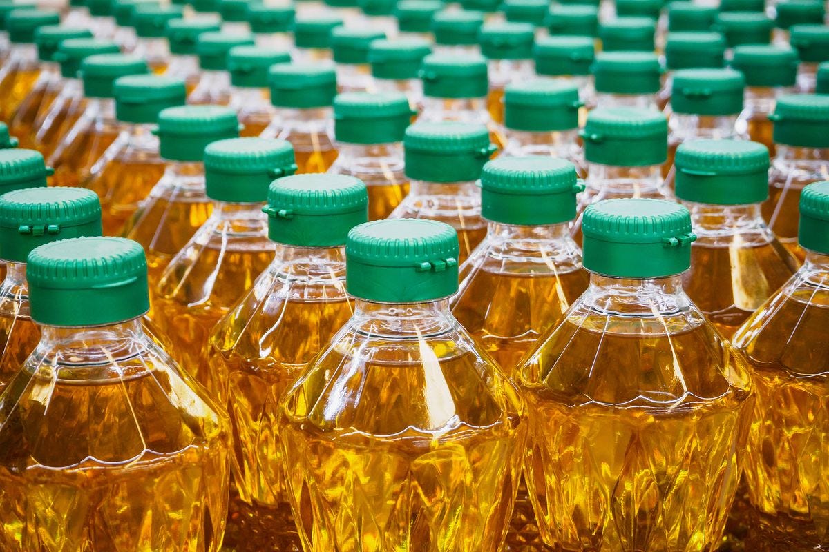 seed oil bottle