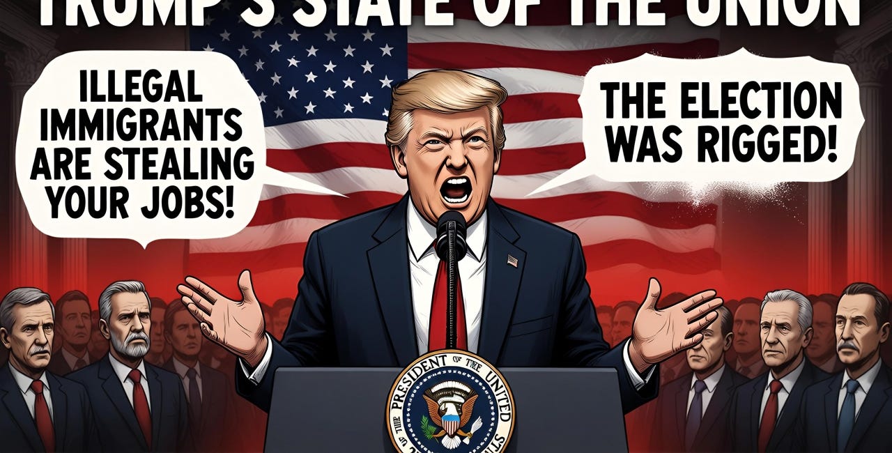 Pre-Bunking Trump's SOTU Gaslighting of America 
